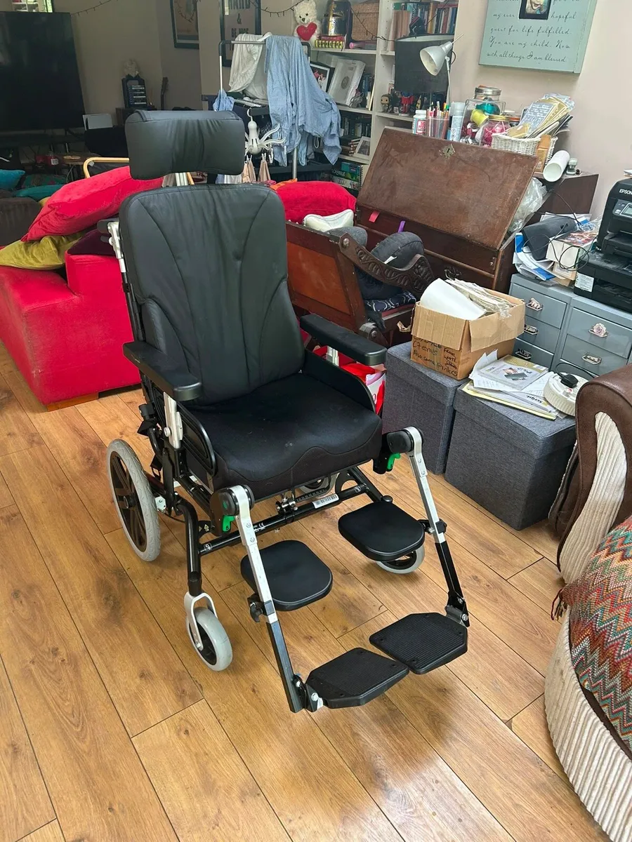 Tilt in space wheelchair - barely used - Image 2