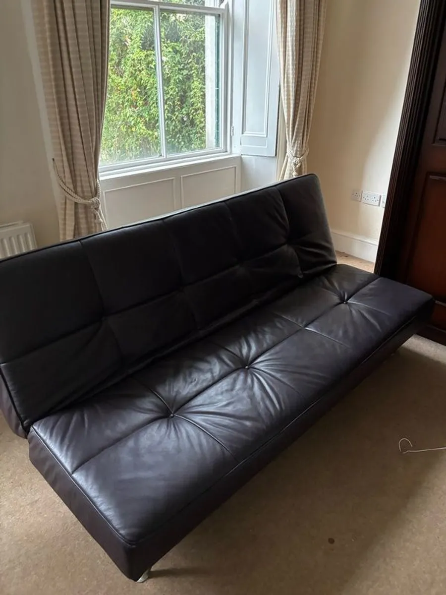 Ligne Rosit Leather Sofa Bed - Image 2