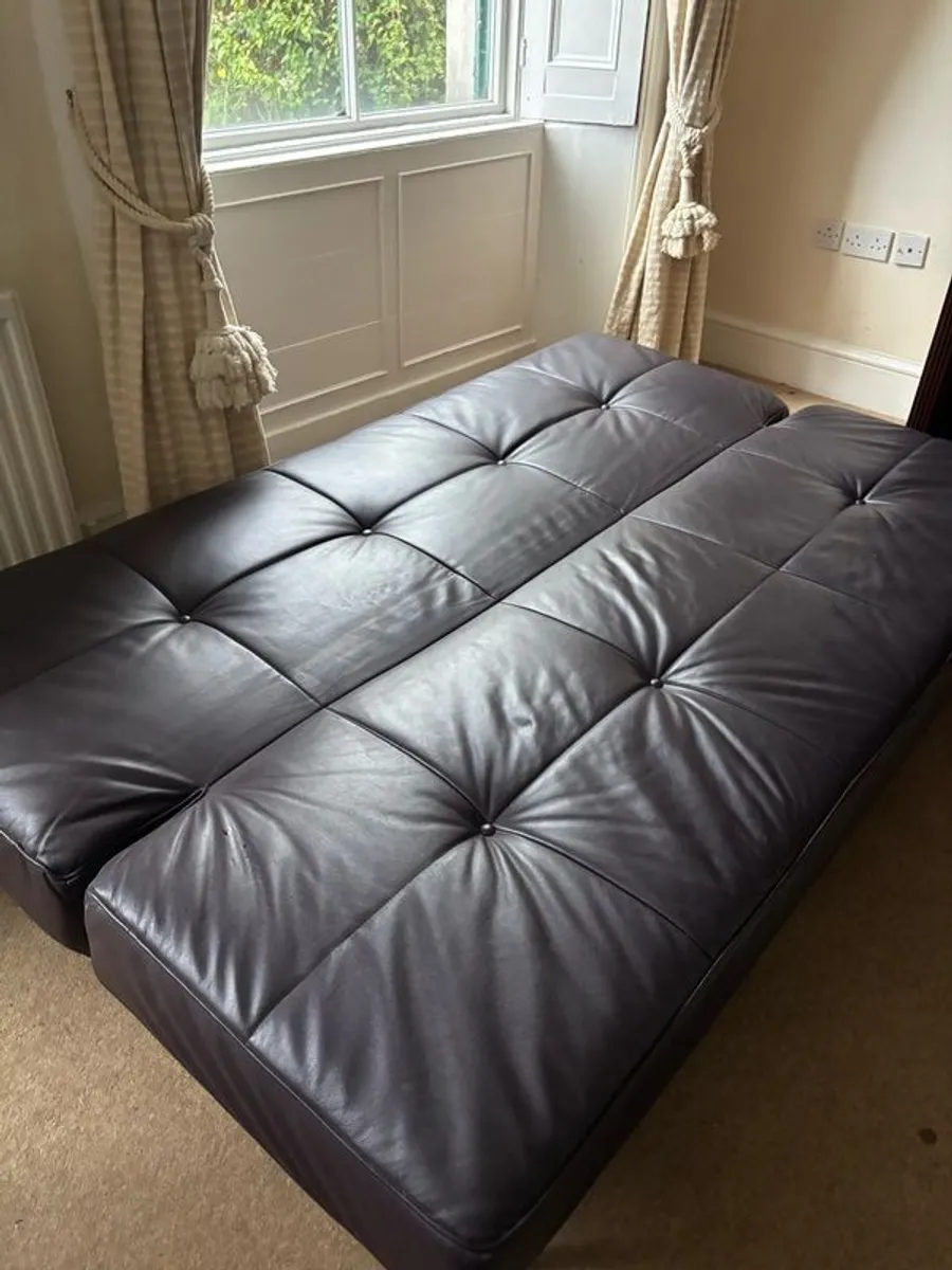 Ligne Rosit Leather Sofa Bed - Image 4