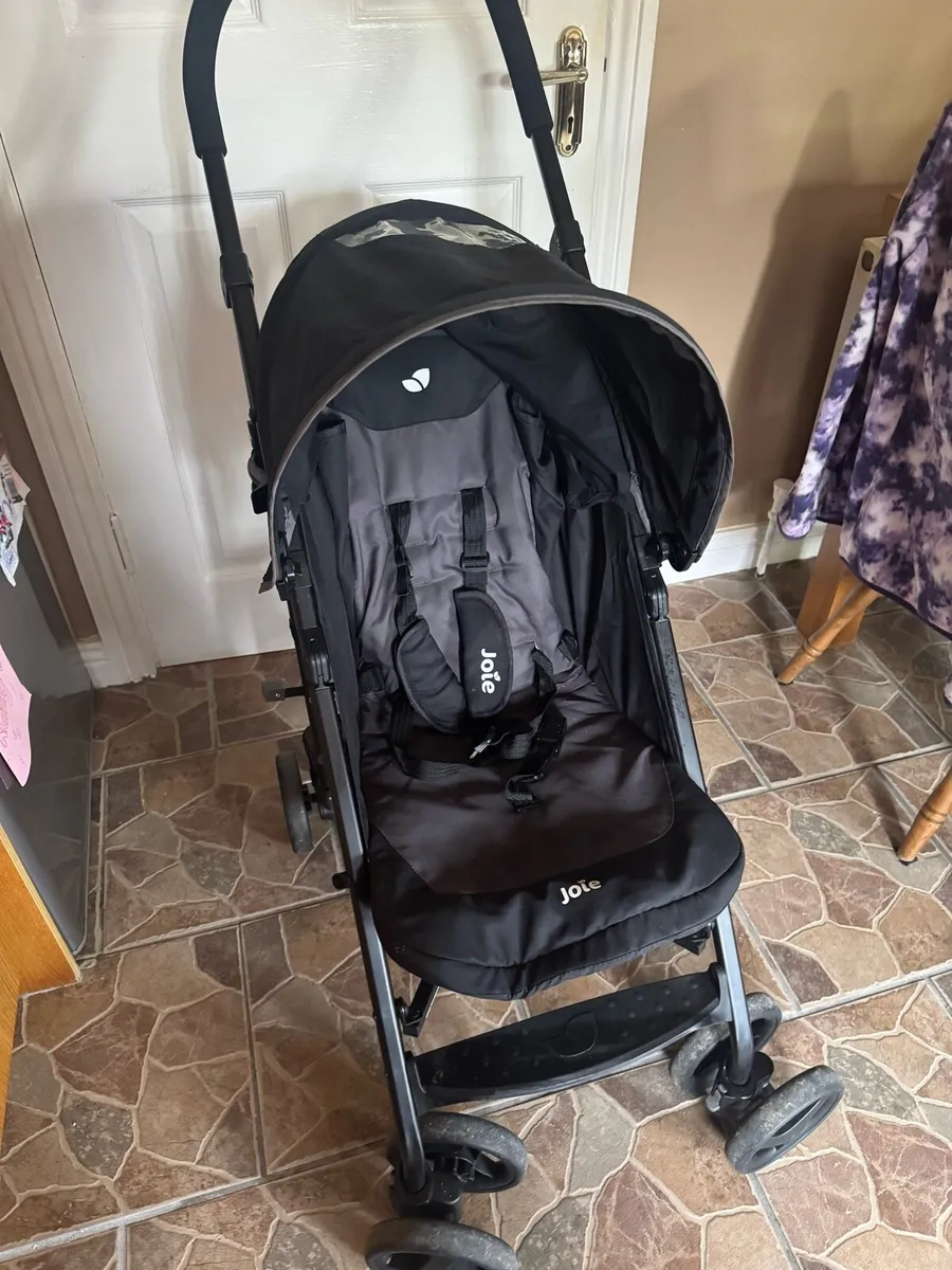 Joie Baby Stroller in all Black - Image 3