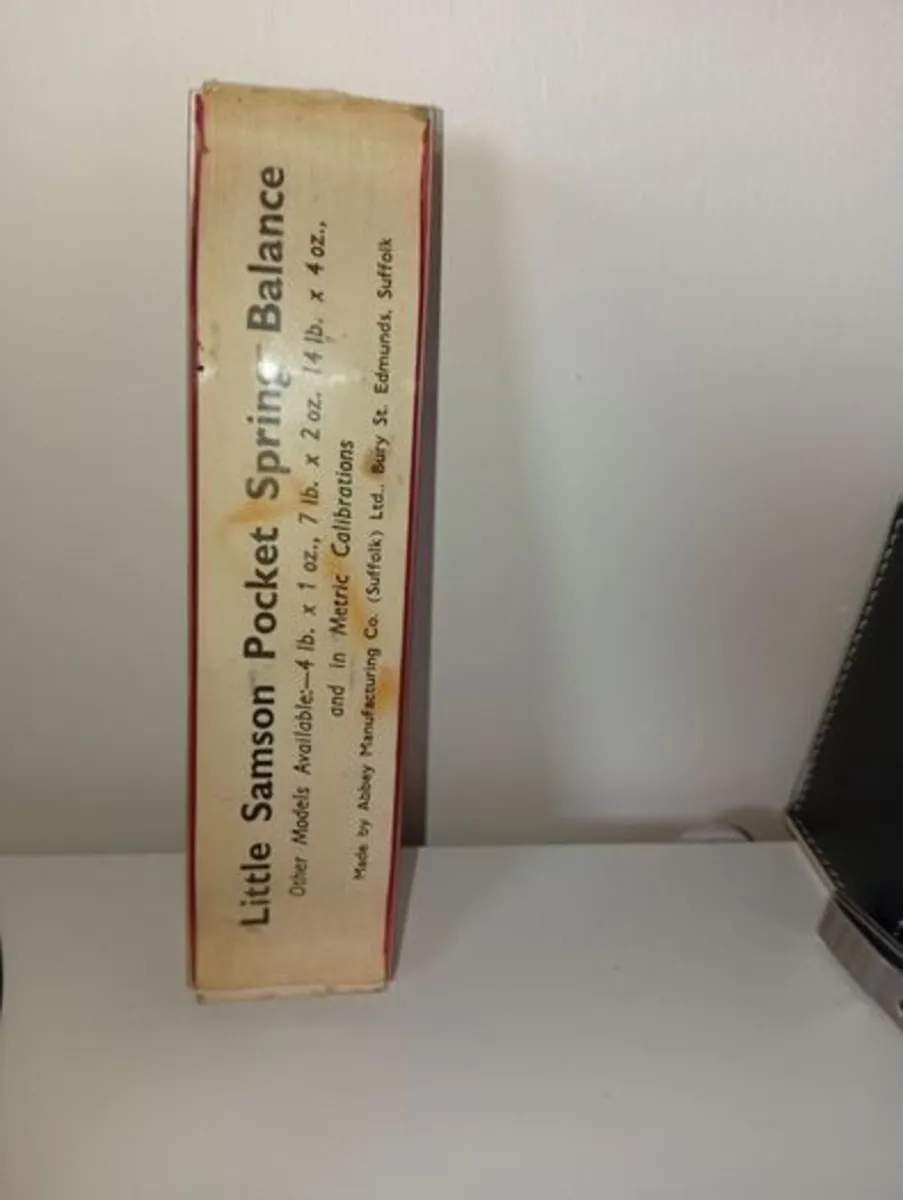 Vintage Little Samson Weighing Scales 25LB, Fishin - Image 2