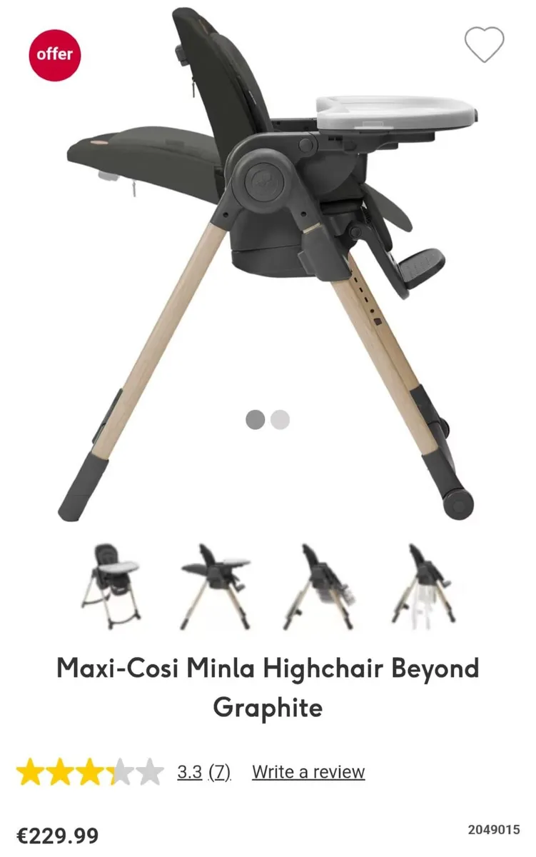 MaxiCosi Minla high chair - Image 2