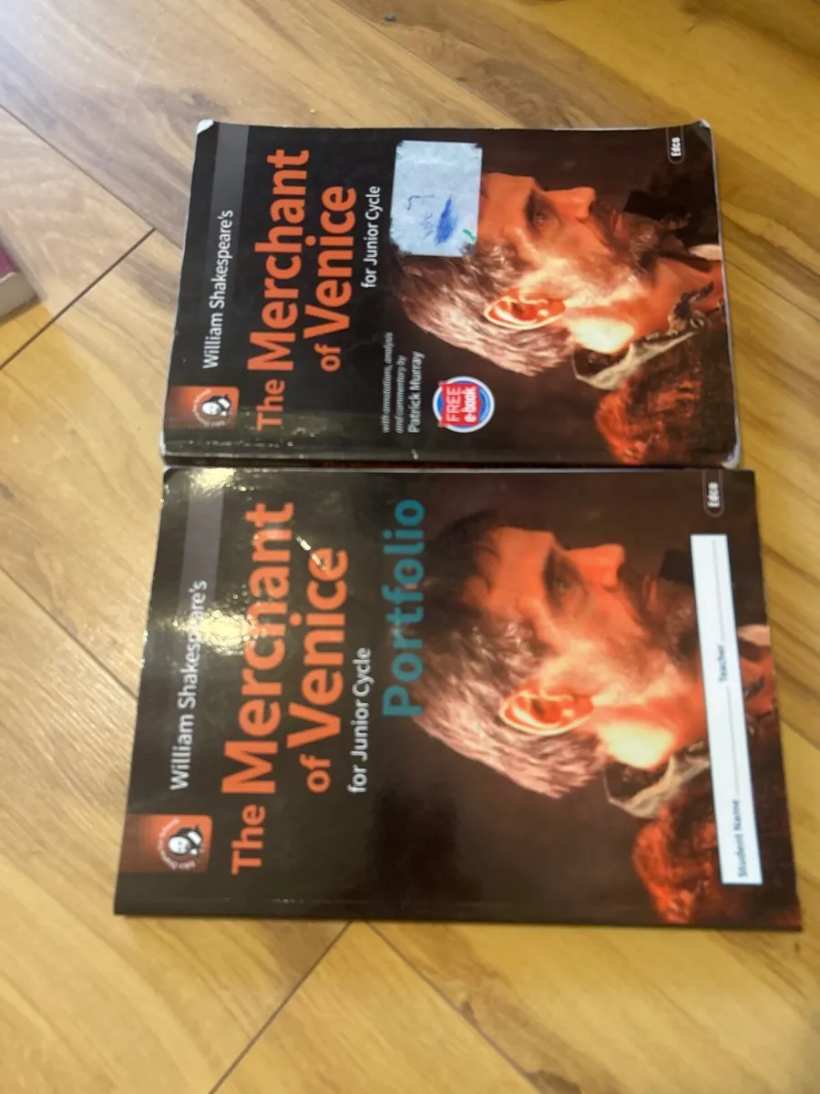The merchant of Venice portfolio and book