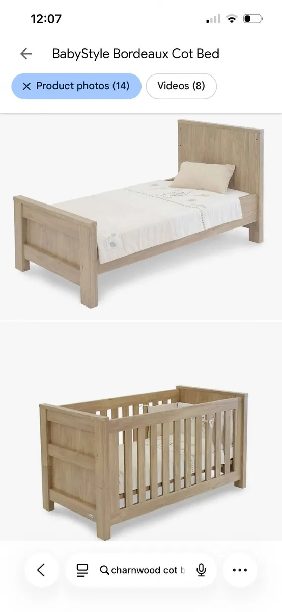 BabyStyle Bordeaux Cot Bed - Image 1