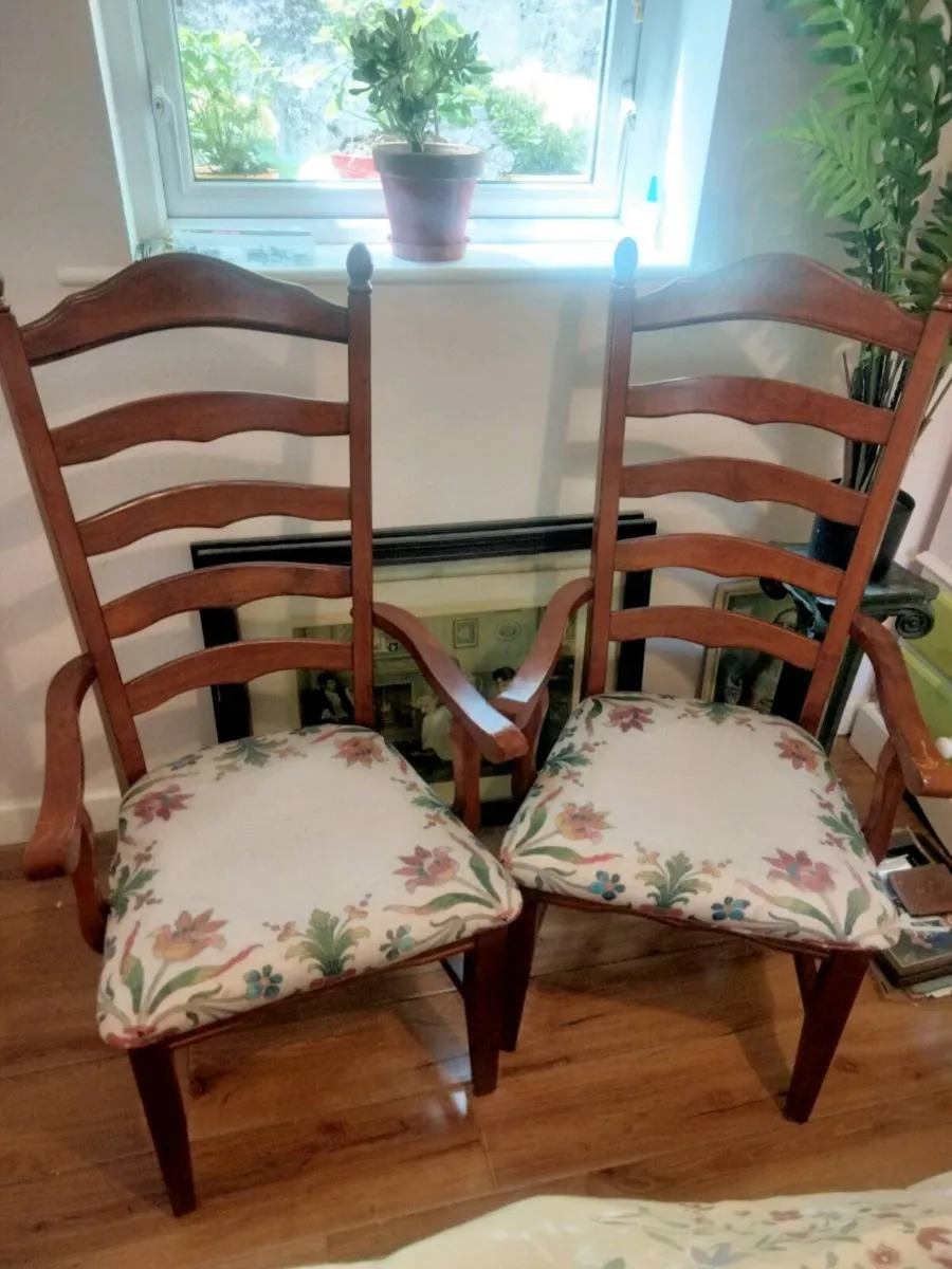 Two Carver Chairs - Image 1