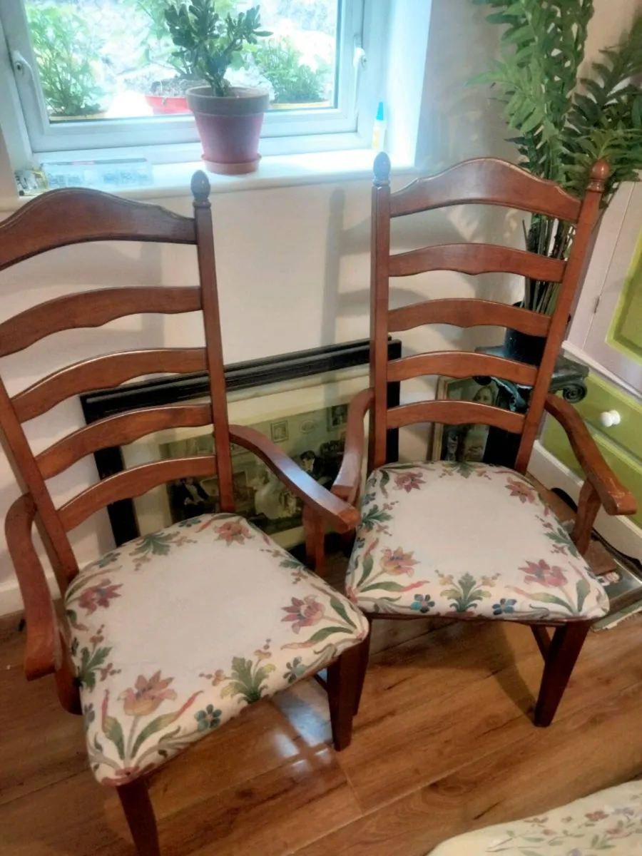 Two Carver Chairs - Image 2