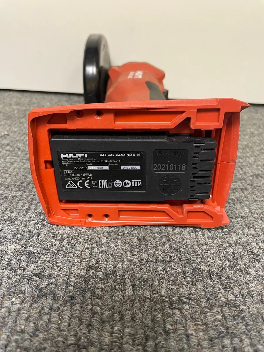Hilti AG 4S-A22 Cordless Angle Grinder Baretool - Image 4