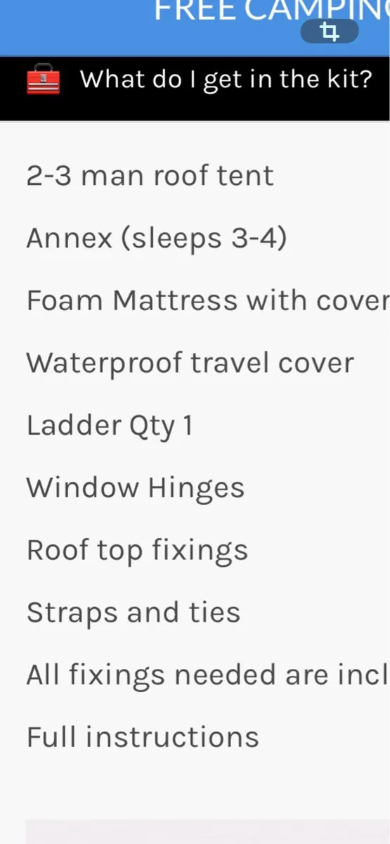 Ventura Roof Tent, plus annex - Image 2