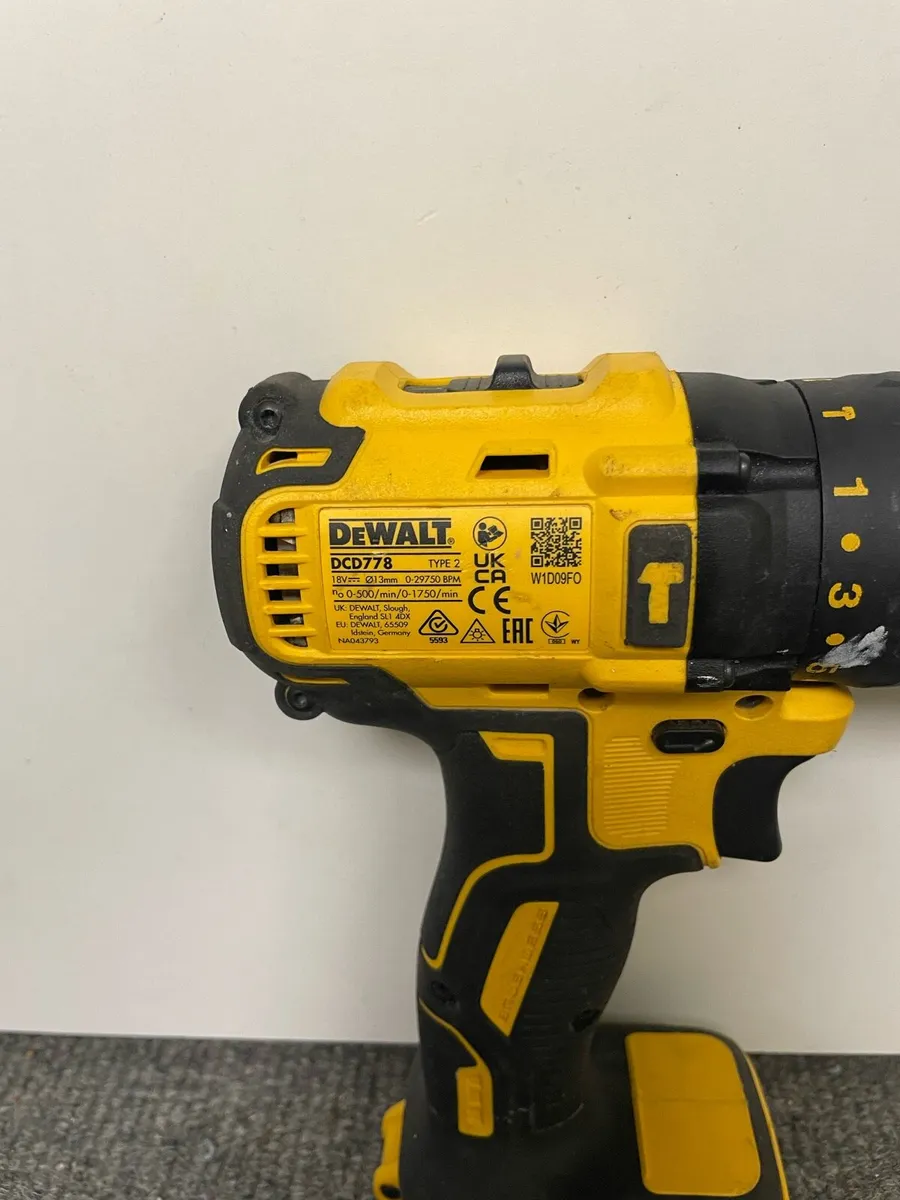 De Walt 18V DCD778 Drill Baretool - Image 3