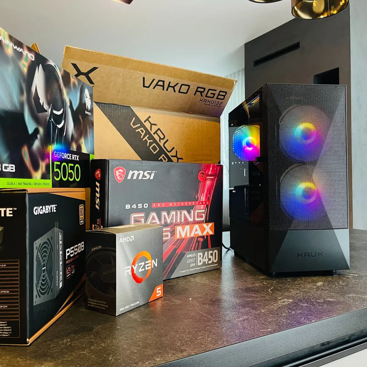 PC Gaming Ryzen 5, RTX 5050, 16GB RAM - Image 3