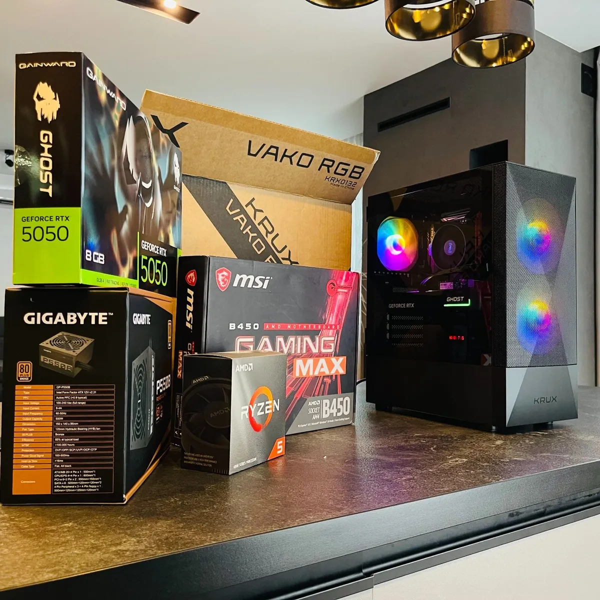 PC Gaming Ryzen 5, RTX 5050, 16GB RAM - Image 4