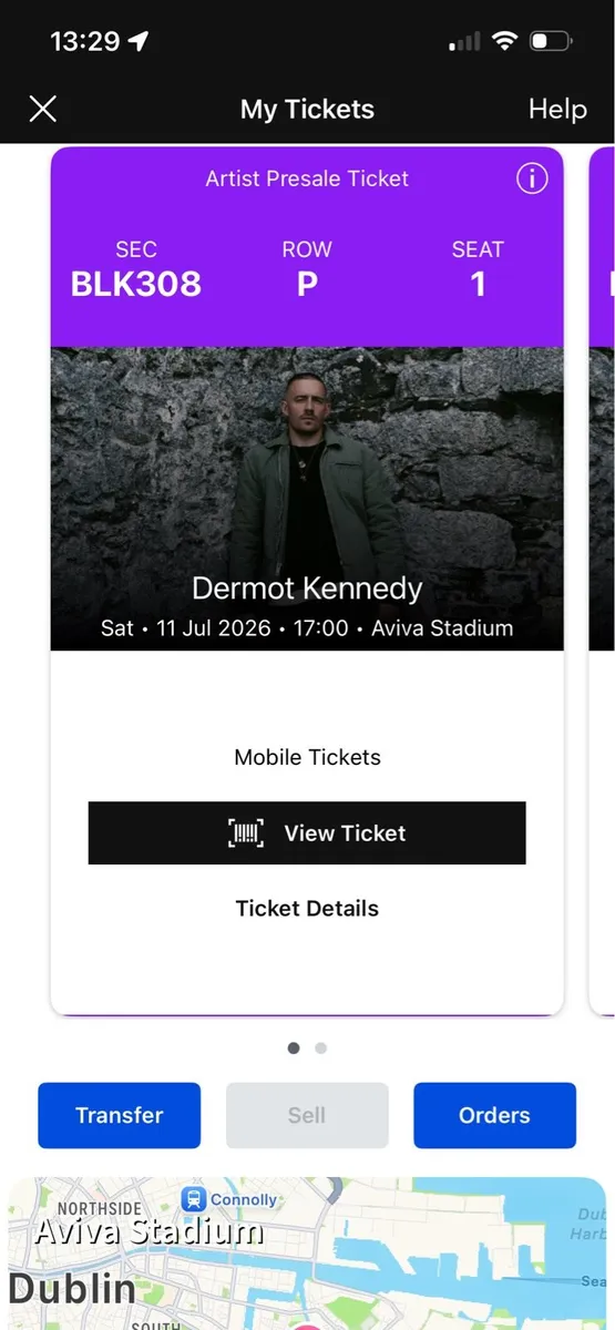Dermot Kennedy Tickets Saturday 11th July - Image 1