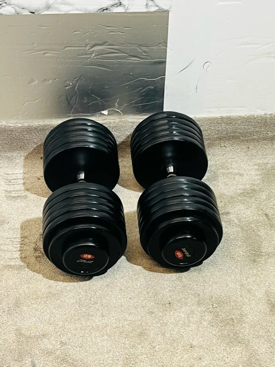 LIFE TIME TOP QUALITY JORDAN 120KG DUMBBELLS 2X60s - Image 4