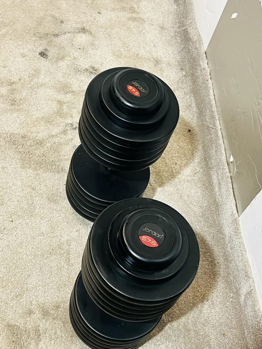 BRANDED TOP QUALITY JORDAN 115KG DUMBBELL 2X57.5kg - Image 4