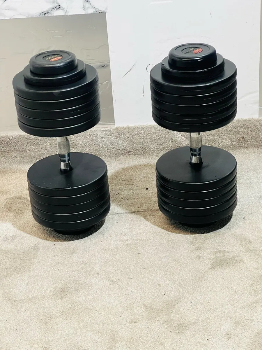 BRANDED TOP QUALITY JORDAN 115KG DUMBBELL 2X57.5kg - Image 3