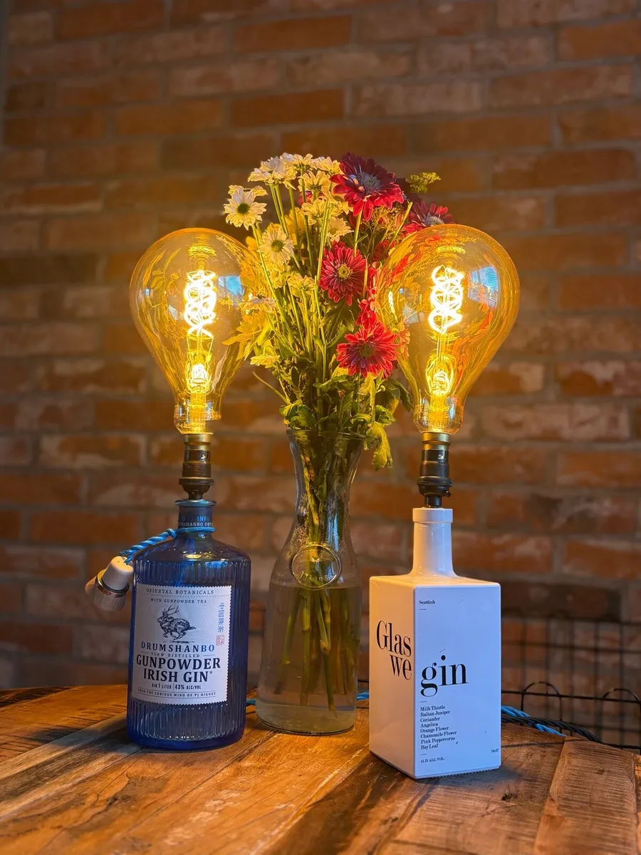 Handmade Bottle lamps - Image 1