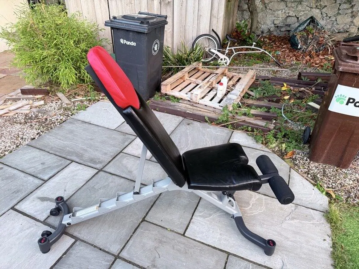 Bowflex Adjustable Weight Bench. Semi-professional stowable, Heavy Duty, Great Condition - Image 4