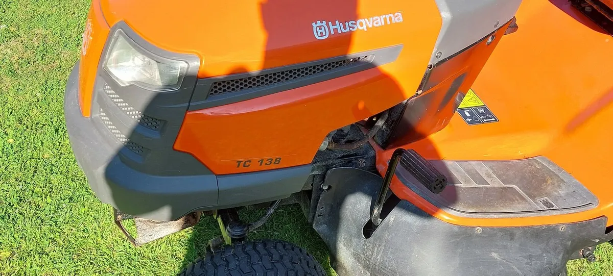 2019 Husqvarna TC 138 Hydrostatic Ride-On Mower - Image 4