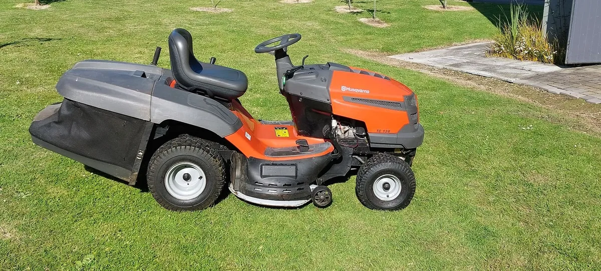2019 Husqvarna TC 138 Hydrostatic Ride-On Mower - Image 1