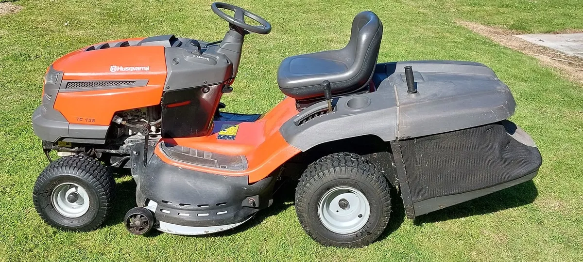 2019 Husqvarna TC 138 Hydrostatic Ride-On Mower - Image 2