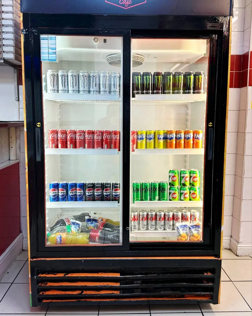 Commercial Double Glass Door Drinks Fridge – - Image 3