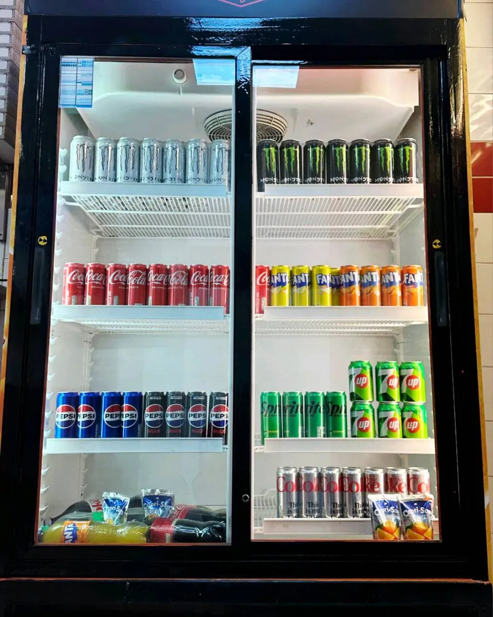 Commercial Double Glass Door Drinks Fridge – - Image 1
