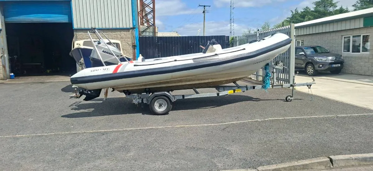 5.2 meter Hypalon Rib in Horsepower Workshop. - Image 1