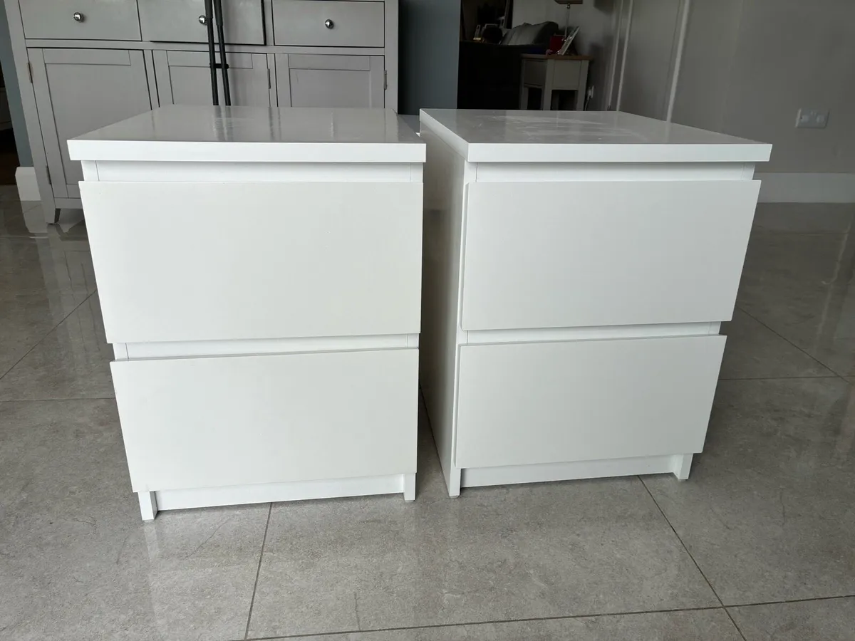 Ikea MALM beside locker (x2) - Image 1