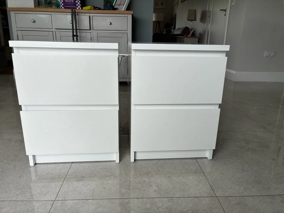 Ikea MALM beside locker (x2) - Image 2