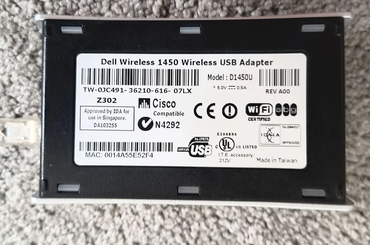Dell New Wireless 1450 Network Adapter Kit - Image 3