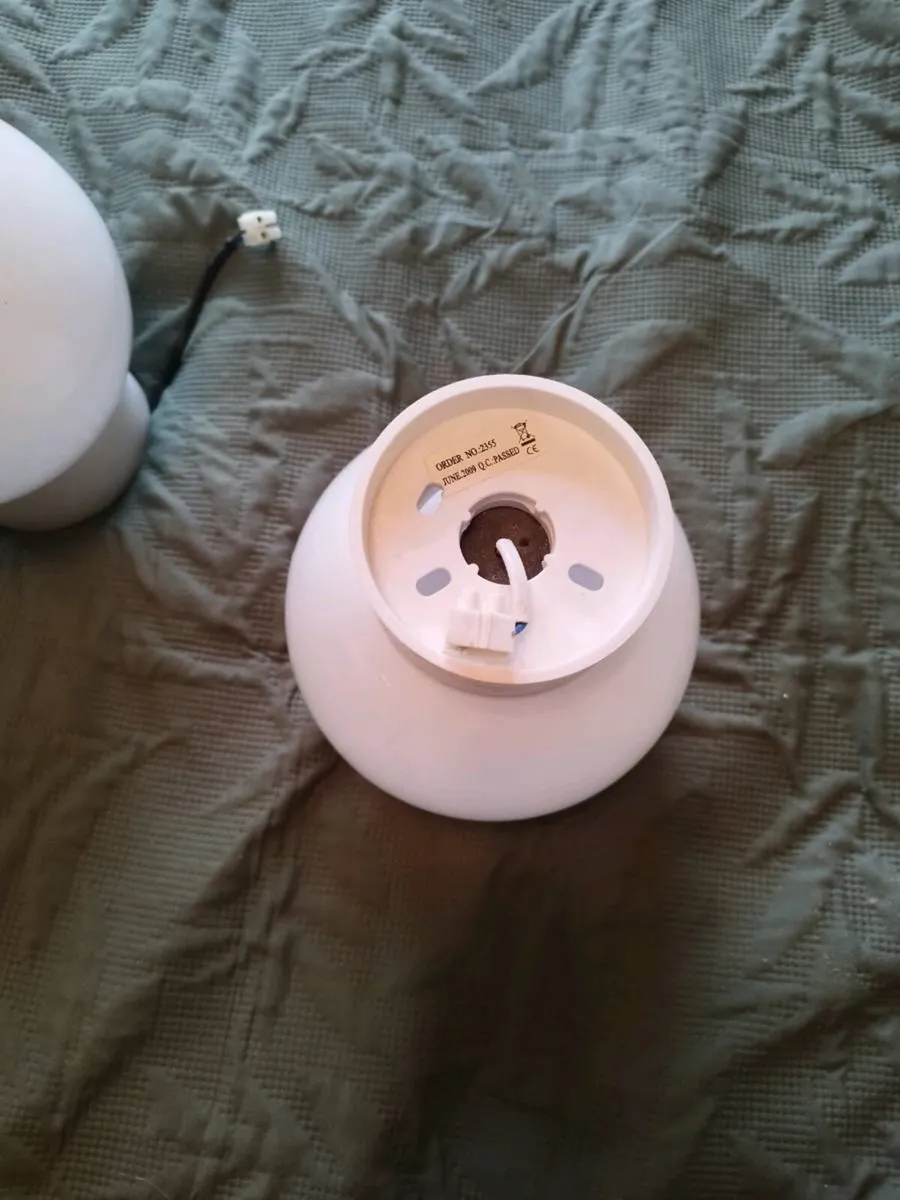 Bathroom globe light 2 pce - Image 3