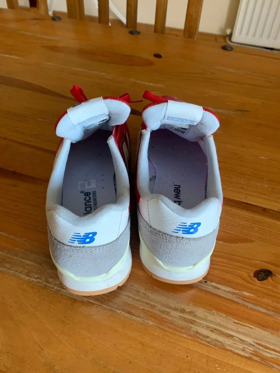 Red Cloth Nylon New Balance Runners - Image 4