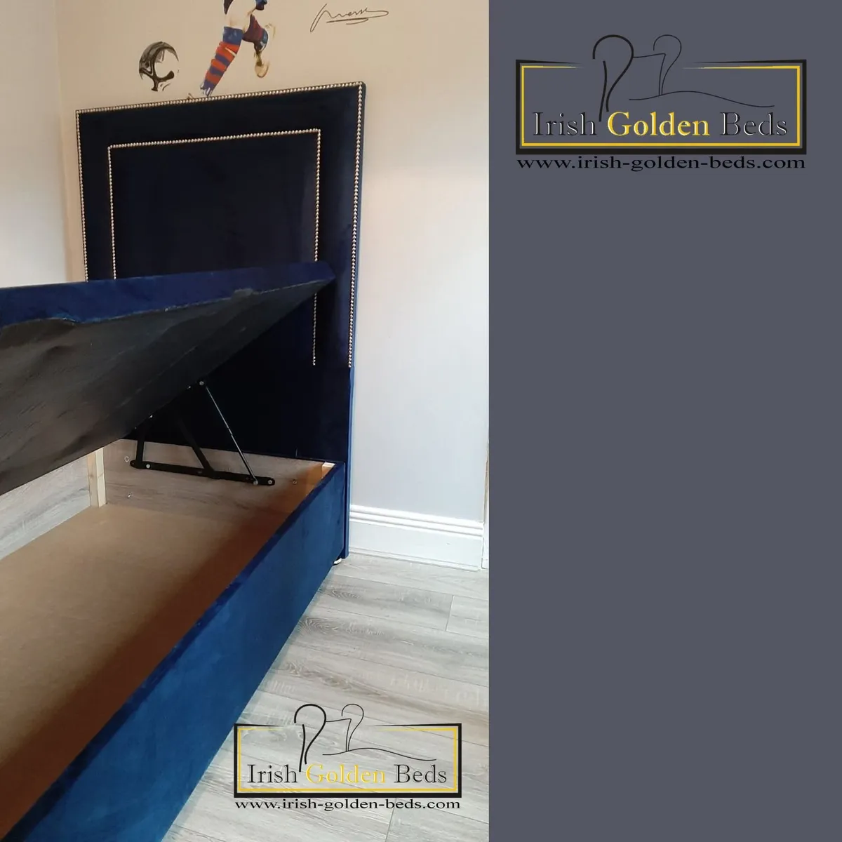 bed frame and headboard, free delivery - Image 3