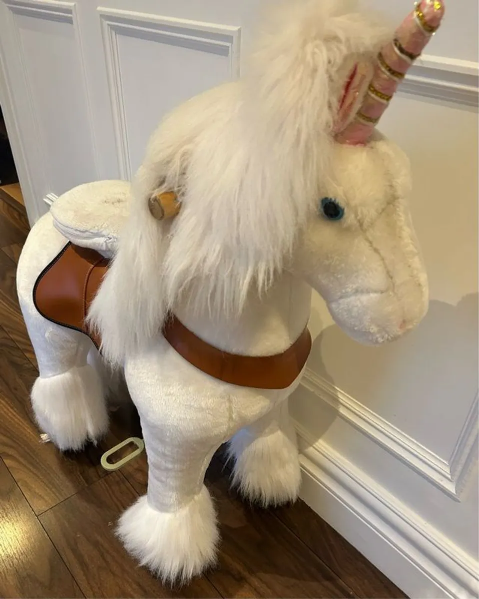 PonyCycle Mechanical Ride On Unicorn Hobby Horse - Image 3