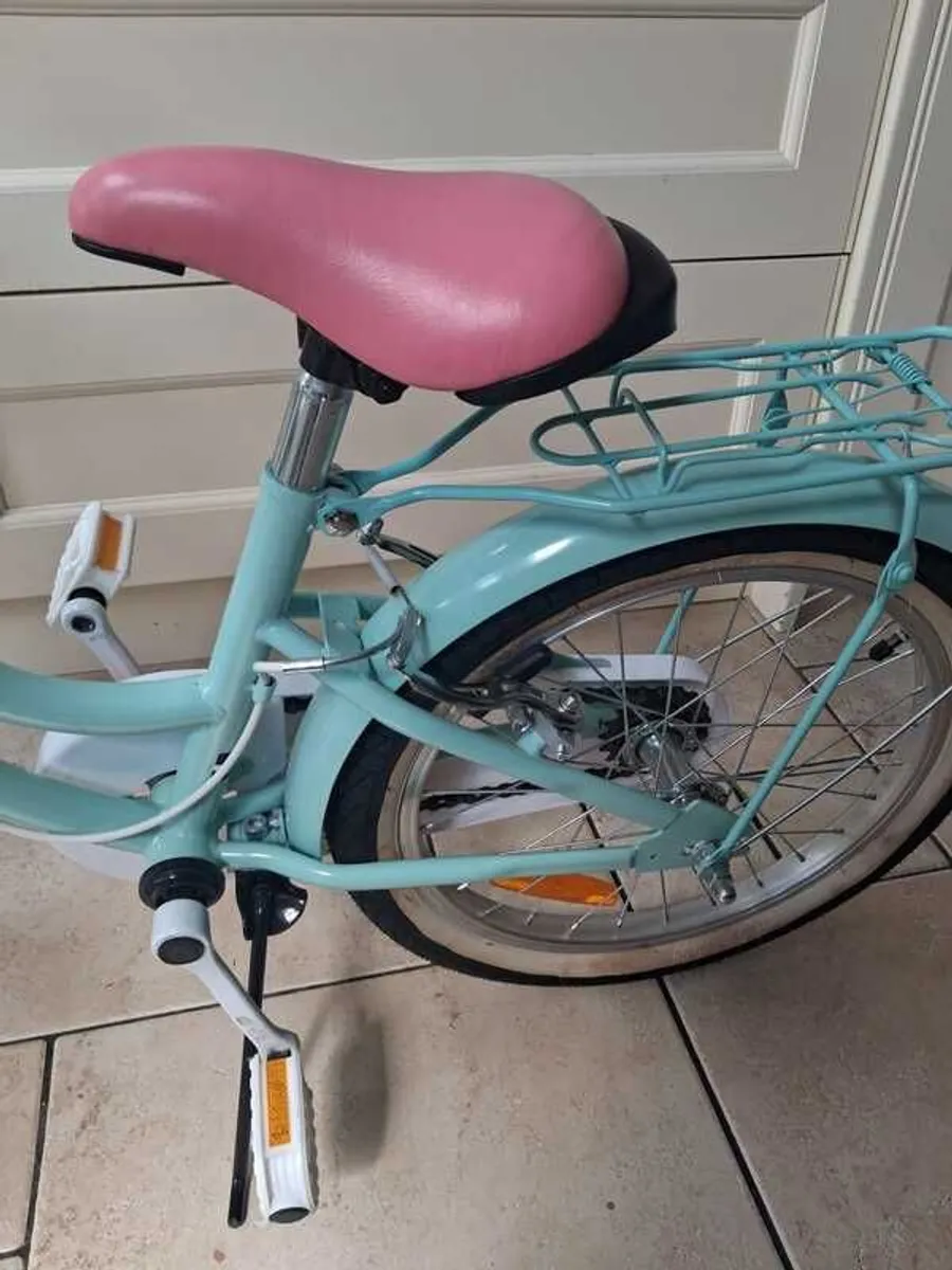 18 Inch Verve Star Bike with Basket Mint - Image 2