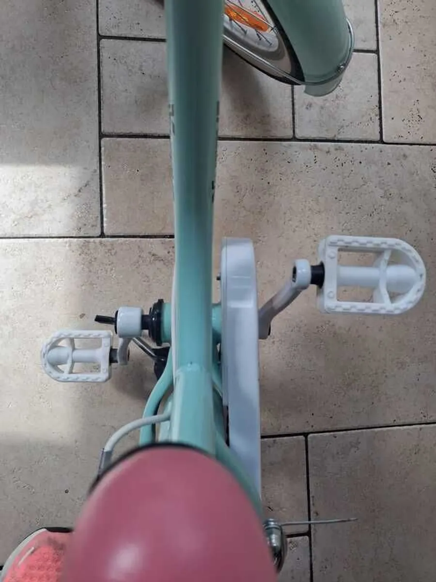 18 Inch Verve Star Bike with Basket Mint - Image 4