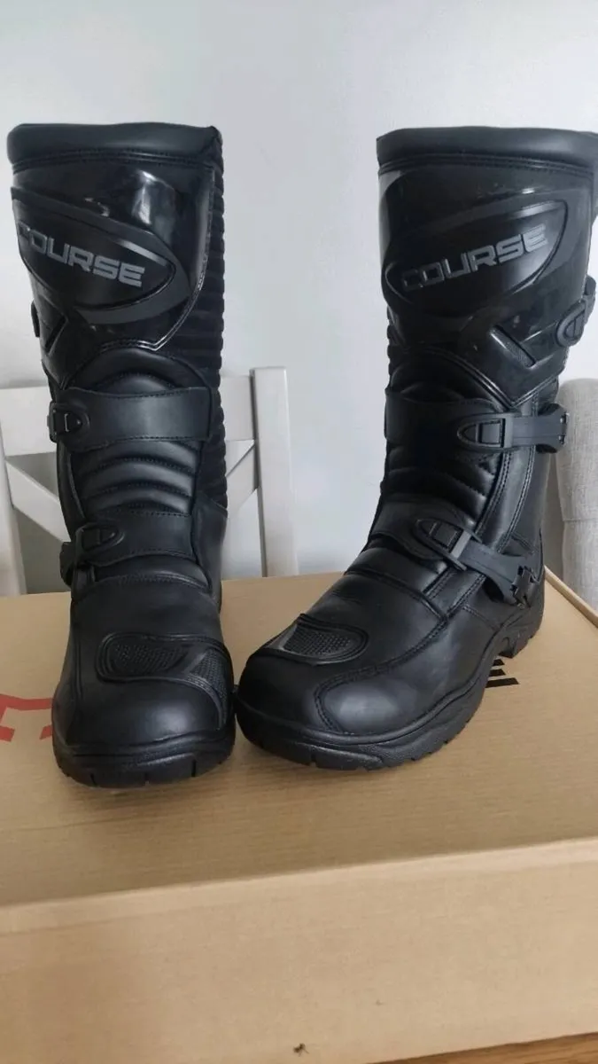 Course Tall Adventure Touring Boots Size UK10.5 - Image 2