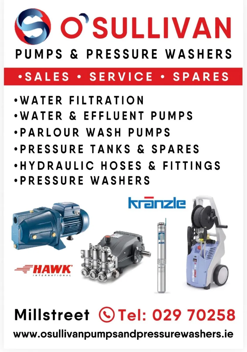 Pressure washers,Pumps,Water Filtration,Electrical