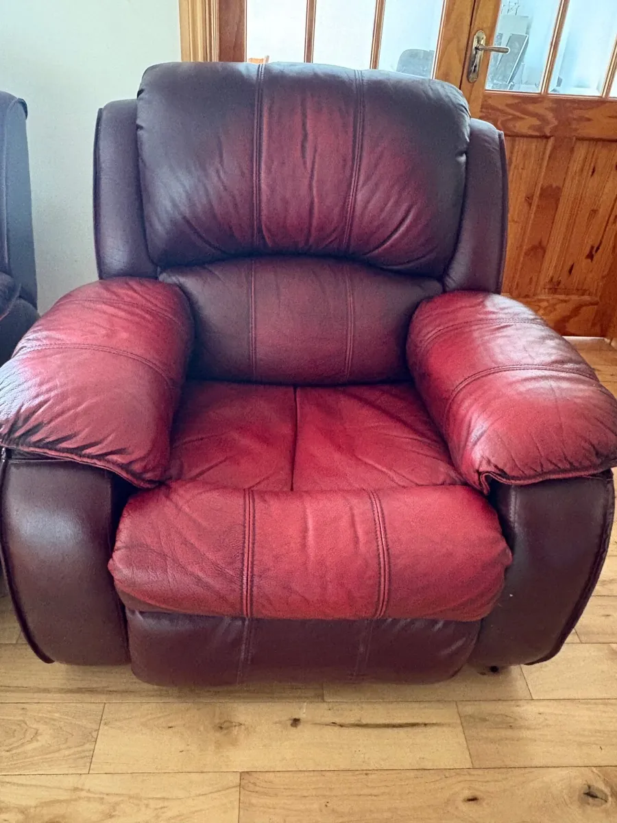 Genuine Leather Couch - Image 2