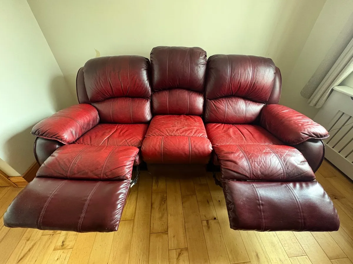 Genuine Leather Couch - Image 3