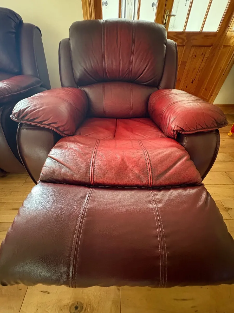 Genuine Leather Couch - Image 4
