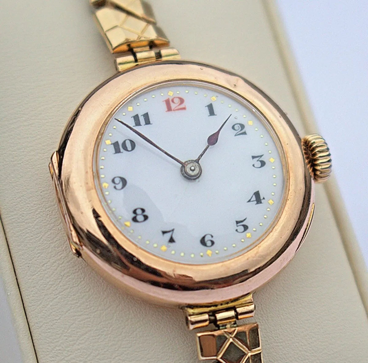 Rolex W&D 9ct Gold Watch 1920s Spares & Repair - Image 1