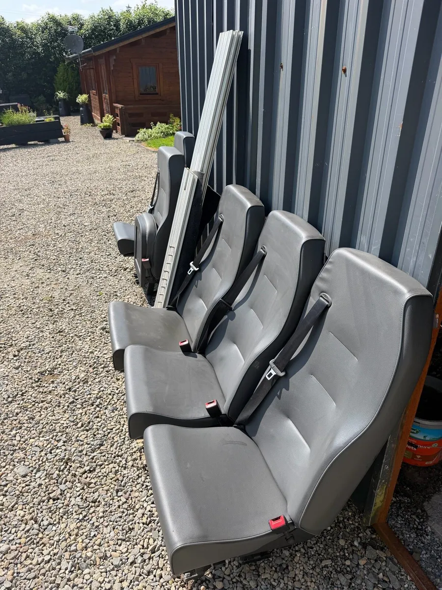 6X Minibus/Coach Passenger Seats with Seatbelts - Image 3