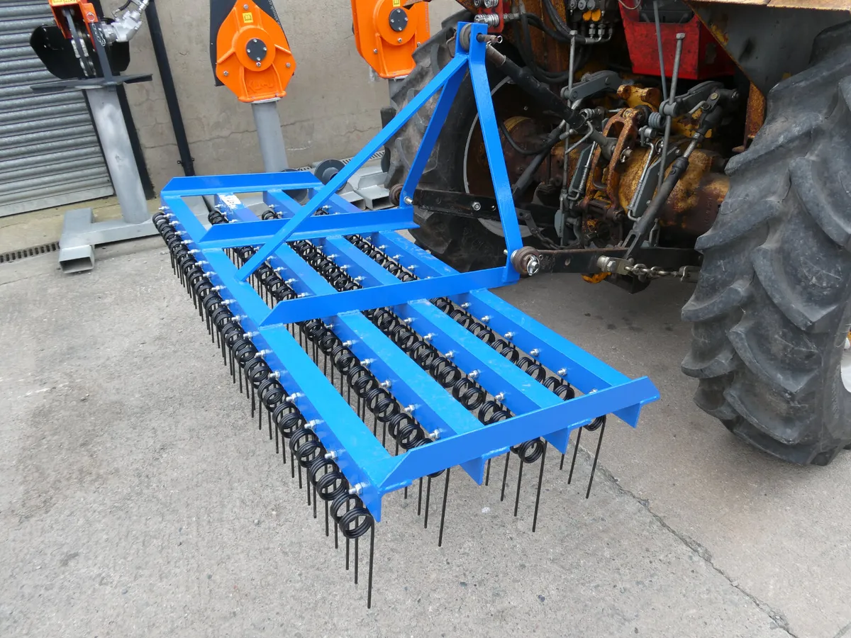 6ft Compact Spring tine harrow - Image 1