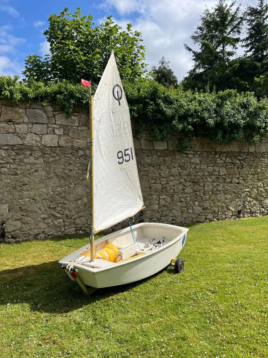 Optimist Sailing Dinghy - Image 1