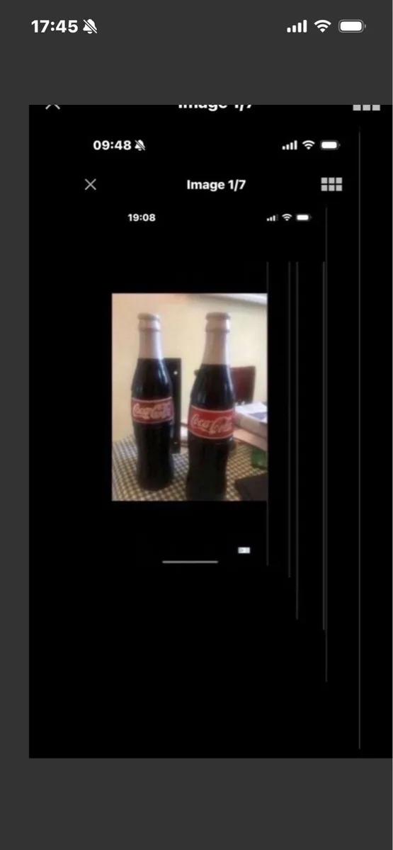 Very Rare Coca Cola Metal Door Handles - Image 1