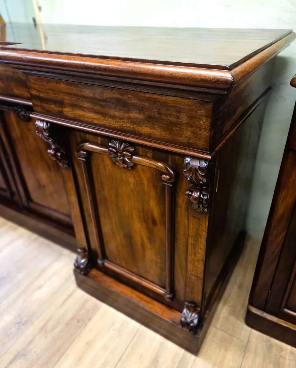 Large 8 ft. Victorian Sideboard- Circa 1860 - Image 3