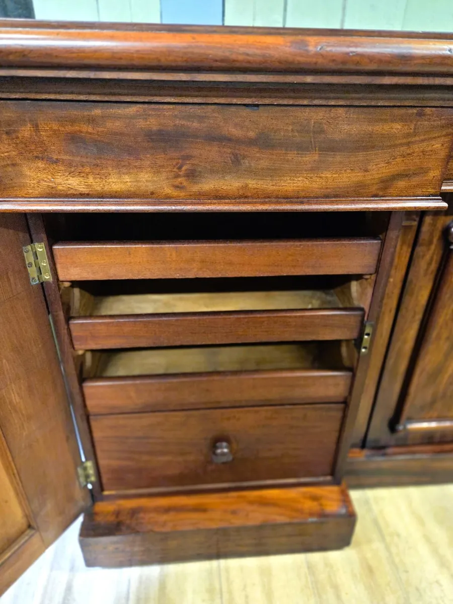 Large 8 ft. Victorian Sideboard- Circa 1860 - Image 4