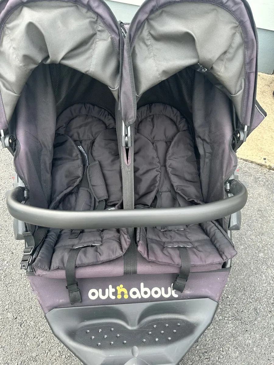 Out n about double buggy - Image 2