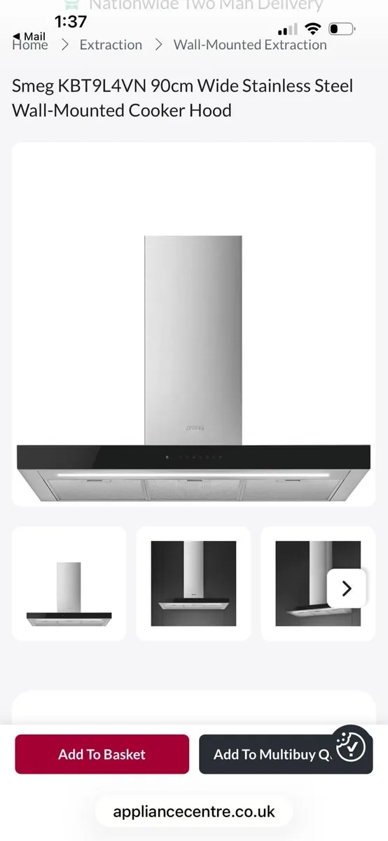 SMEG COOKER HOOD